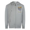 Cavalli Class Txt68A Cf050 05014 Grey Melange Hoodie Zip Sweatshirt Mens - Style Centre Wholesale